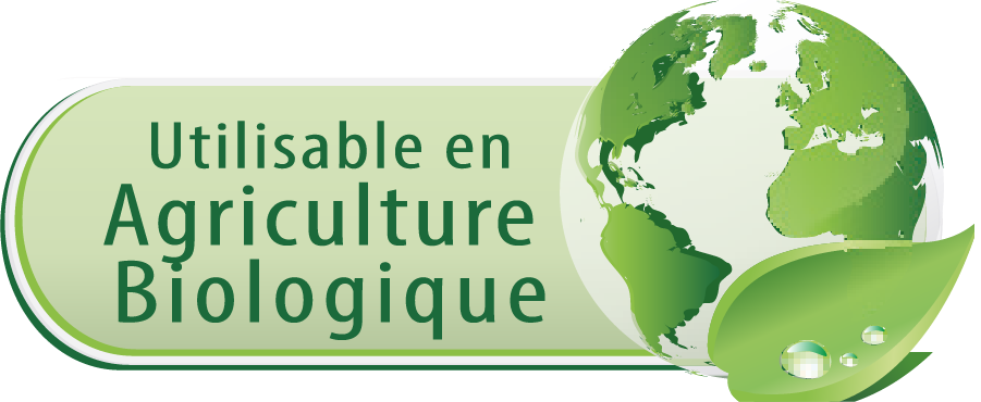 Utilisable en Agriculture Biologique